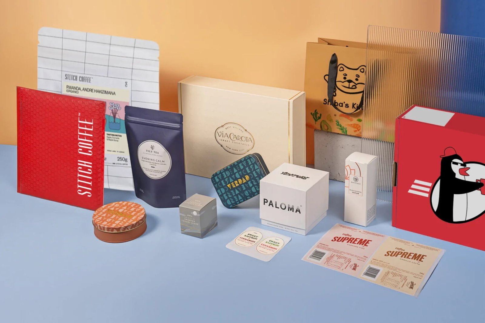 Custom Branded Packaging Background