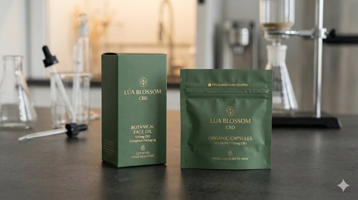 Premium CBD Packaging Scene