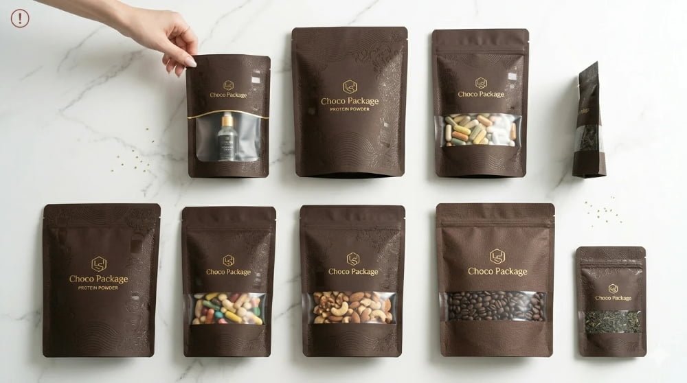 Premium Stand-up Pouches Background